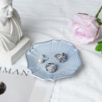 Ceramic Jewelry Dish, Decorative Tray for Rings Earrings Necklaces Bracelet Watch Keys, 4.50" Trinket Tray as Gifts for Women (Antique Court)
