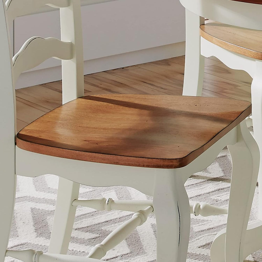 Homestyles French Countryside Off-White Dining Chairs, Set of 2