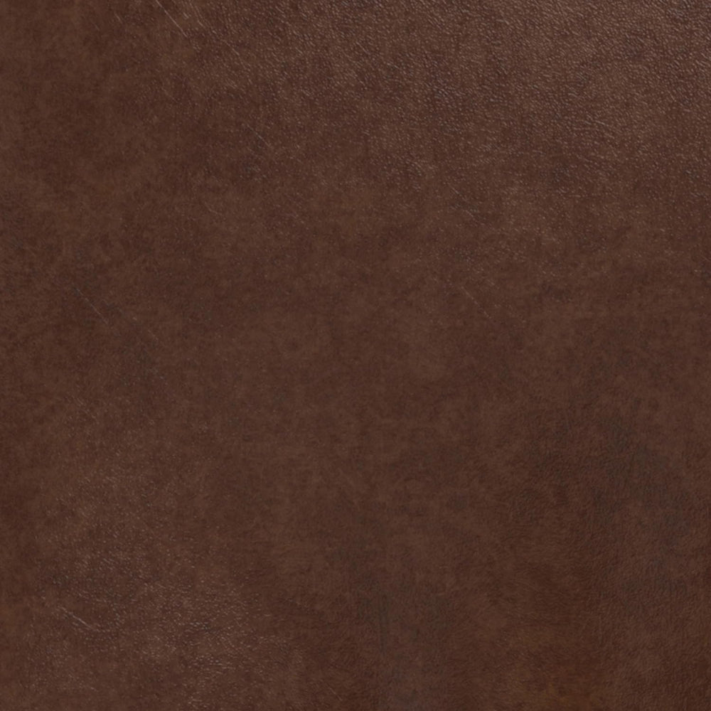 SIMPLIHOME Brody 18" Wide Square Pouf in Distressed Dark Brown Faux Leat...