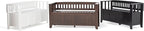 SIMPLIHOME Acadian Entryway Storage Bench - 48 inch Wide Solid Wood Hallway Seat in White, Transitional Bench for Entryway or Living Room with Lift-Up Lid and Spacious Storage