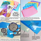Ultimate Office StationMate Desktop Organizer (Includes 25, 5th-Cut PocketFiles). Complete Project Manager and File Sorter for The Office or Home with an Incline Design Puts All Files in Clear View