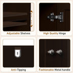 Over The Toilet Storage Cabinet, Behind Toilet Bathroom Organizer with Adjustable Shelves, Above Toilet Organizers with Barn Door, Space Saver for Restroom, Bathroom, Laundry