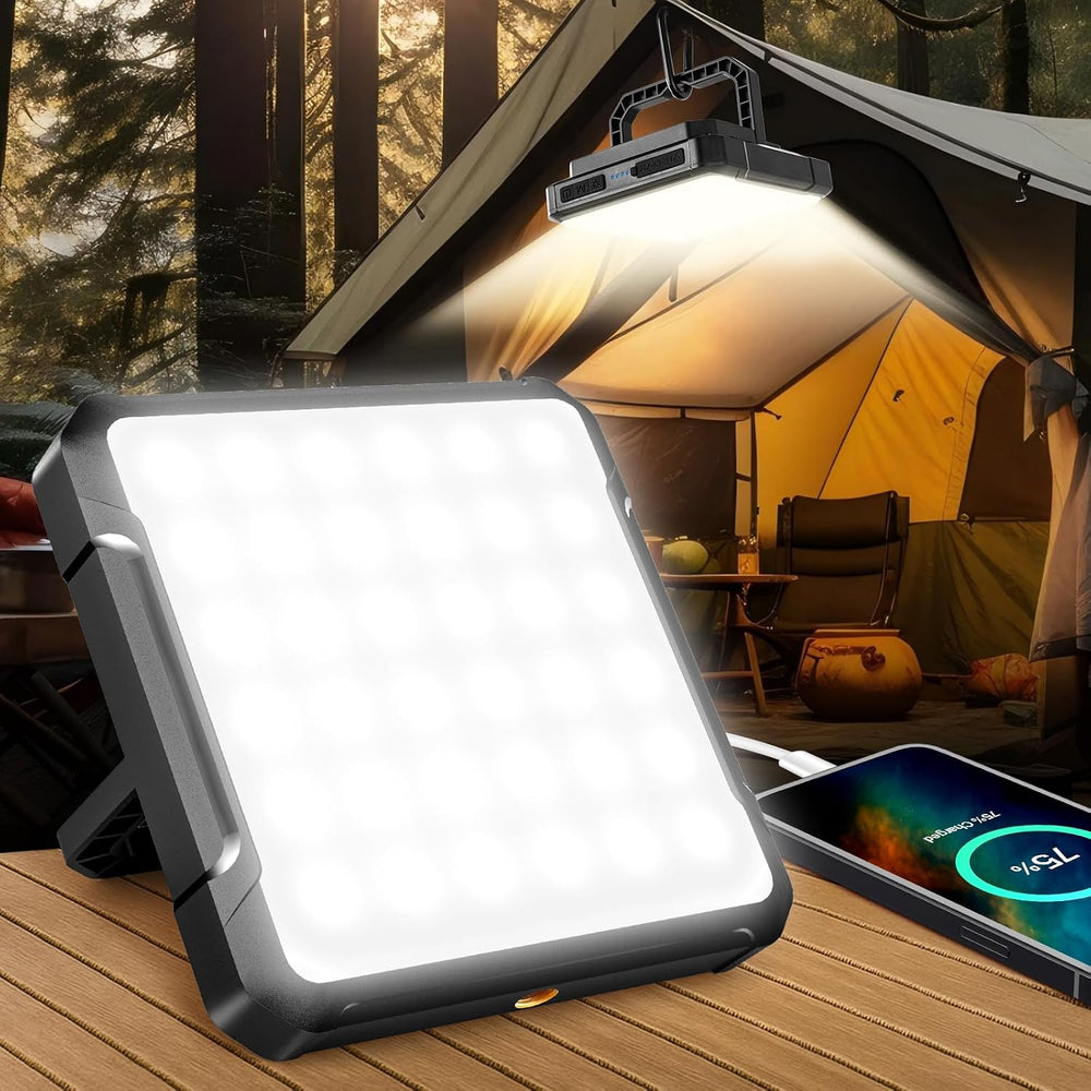 Portable Camping Lights, Rechargeable 20000mAh Dimmable LED Camping Lantern w...