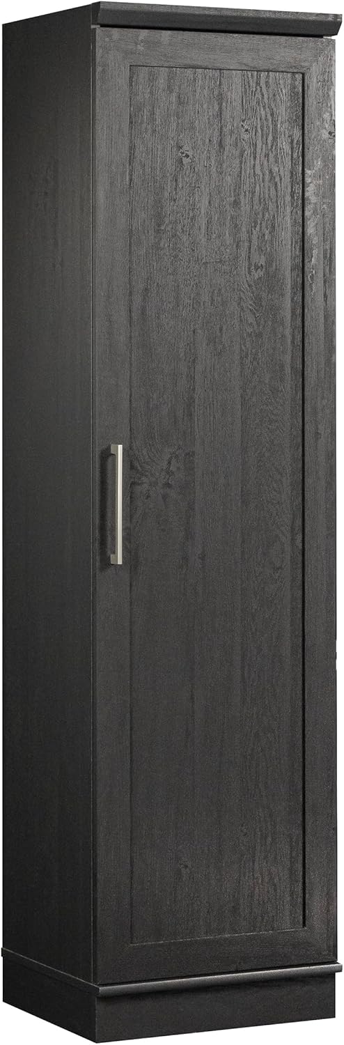 Sauder HomePlus Kitchen Pantry Storage Cabinet Slim Single Door with Adjustab...