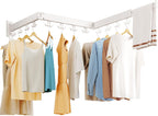 Drying Rack Clothing Wall Mounted,Clothes Drying Rack,Laundry Drying Rack,Collapsible Dying Racks for Laundry,Foldable Clothes Dryer Rack,Clothes Hanger Rack Wall Mount