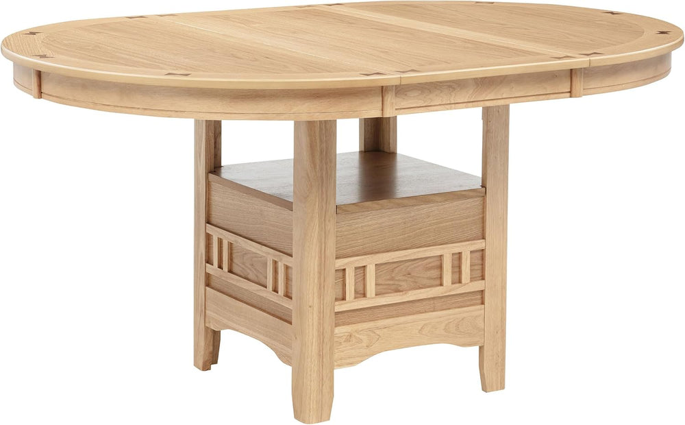 Coaster Home Furnishings - LAVON - Wood - Oval Extendable Dining Table with 1...