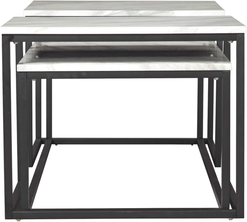 Signature Design by Ashley Donnesta 3 Piece Nesting Coffee Table Set | Space ...
