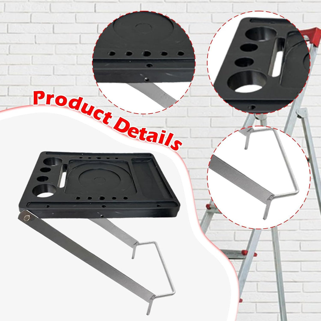 Stand Stable Storage Shelf Wide Pedal Equipment Work Ladder Tray Multifunction for Hold