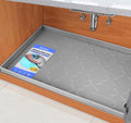 SIKADEER 40" x 22" Under Sink Mat Waterproof, Silicone Mat Kitchen Drawer Shelf and Cabinet Liner, Sink Protector for Kitchen Organizers and Storage, Boot Tray Pet Food Mats