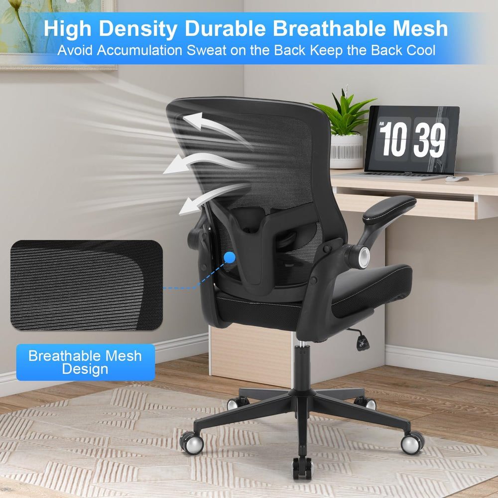 Heavy Duty Office Chair, 400lbs Ergonomic Desk Office Chair for Heavy People,...