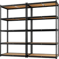 LEVELEVE 5-Tier Heavy Duty Storage Shelving Unit, 2020 lbs Capacity, Adjustable Metal Utility Shelf, 48" L x 18" W x 73" H for Garage, Kitchen, Pantry, Basement, Bathroom, Laundry,2 Pack