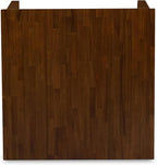 East West Furniture OXEL5-AWA-05 5 Piece Dining Room Furniture Set Consist of a Square Dining Table and 4 Upholstered Parson Chairs, 36x36 Inch, Antique Walnut