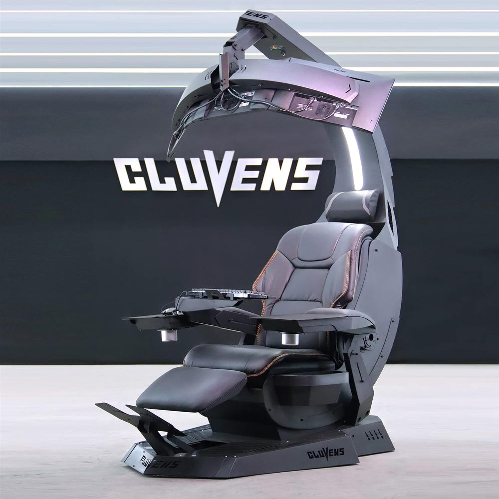 Imperatorworks CLUVENS Manticore Model Zero Gravity Gaming Chair Cockpit Gami...