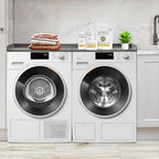 Royxen Washer Dryer Countertop, 27.4" x 54" Wood Universal Fit, Washer Dryer Topper, Laundry Room Organization, Laundry Countertop for Laundry Organization, Eucalyptus