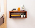 Floating Nightstand Wooden, Bedside Table, Nightstand Shelf, Handmade, Wall Mounted Bedside Shelf, Minimalist and Unique Style (Paris)