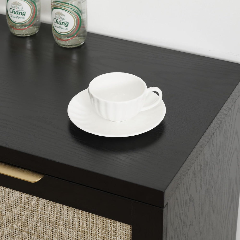HOMMPA 31.5'' Sideboard Buffet Cabinet with Storage Boho Kitchen Buff...