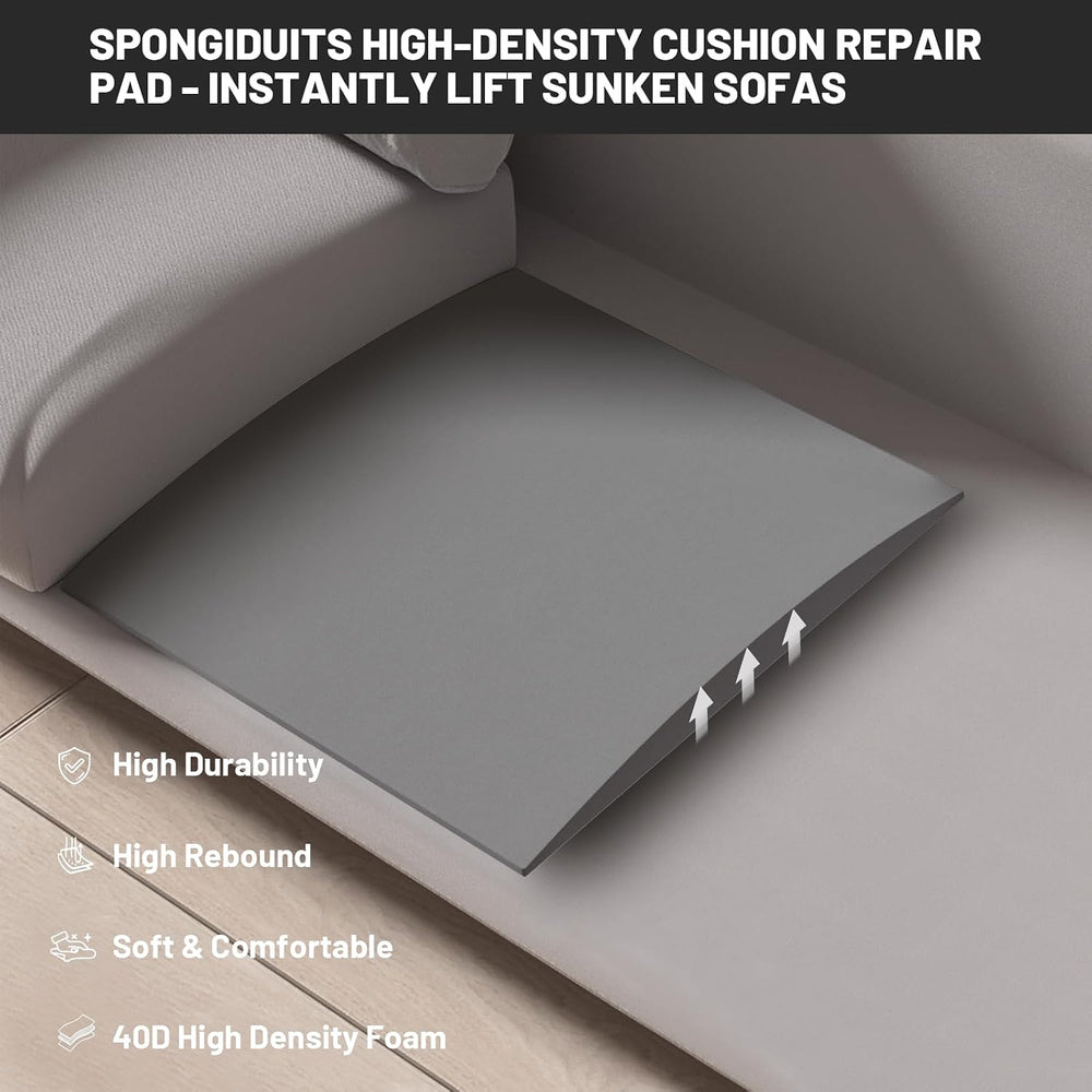 Couch Cushion Support for Sagging Seat, 24"x24"x2.4" 40D High ...