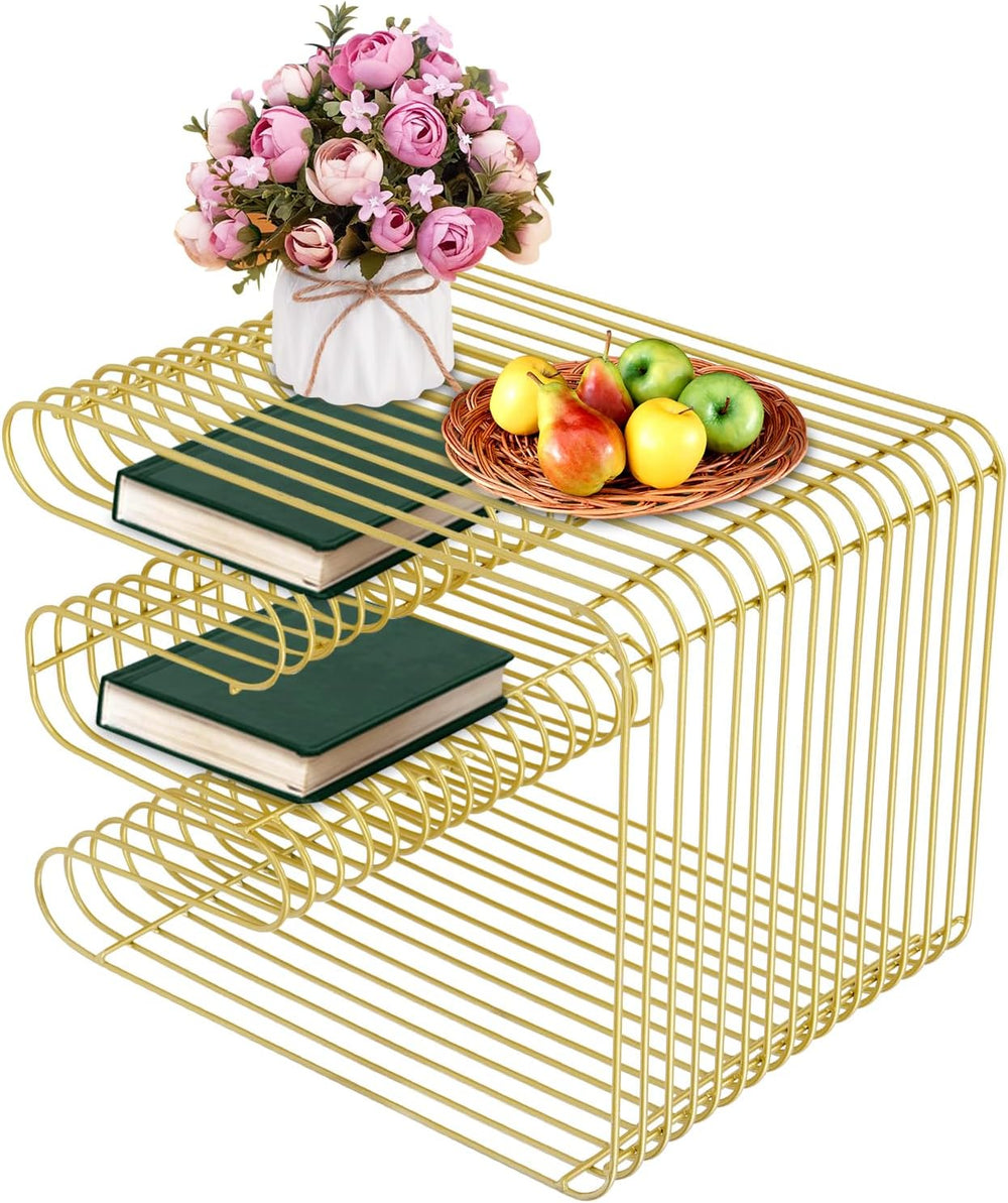 Compact Bedside Table, Modern Side Table, 12.59"*12.59"*16.14"...