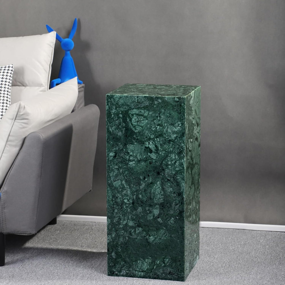 Luxury Natural Marble Square Side Table & Coffee Table, Accent End Table ...