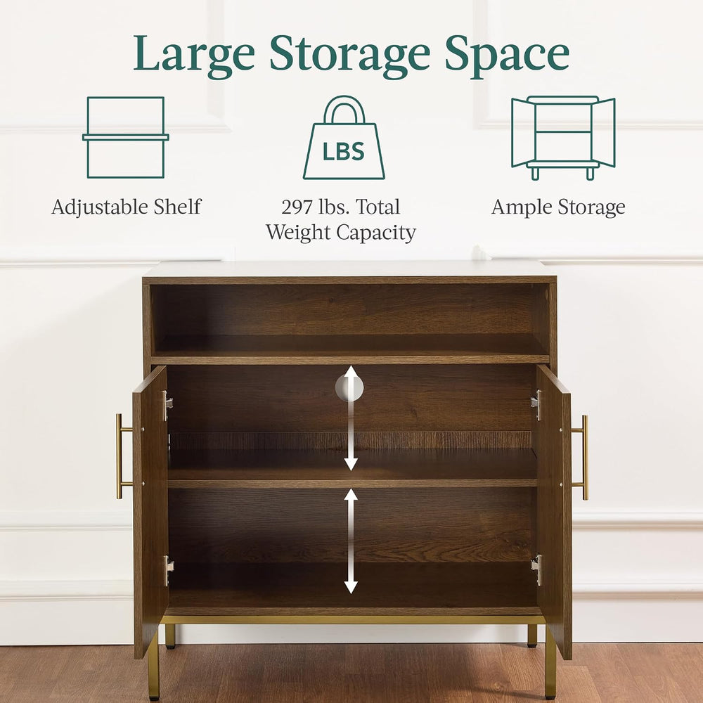 Best Choice Products Rattan Sideboard Buffet Cabinet, Entryway Table, Accent ...