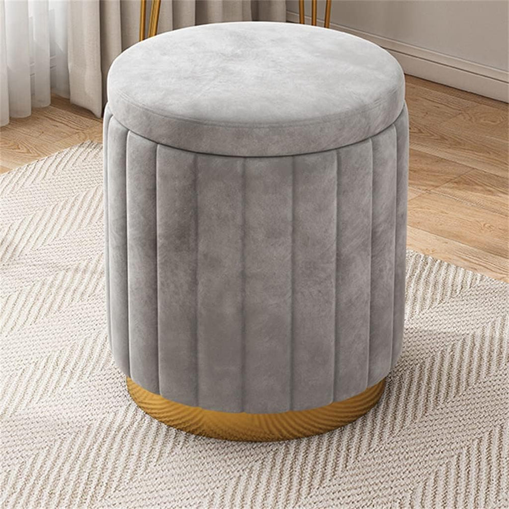 Footstool, Makeup Stool Small Round Stool Makeup Chair Girls Stool Small Bedr...