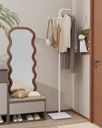Coat Hanger Stand, Modern Garment Rack with Rock Slab Base, Heavy-duty Metal Clothes Tree for Boutiques, Hallway, Entryway, 68.9 Inches High, White, GYJ012W