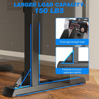 Rfiver Table Top TV Stand with Height Adjustable TV Legs, TV Stands Base with Cable Management for Most 37 to 86 90 Inch Flat or Curved TVs, Steel TV Feet Holds up to 150 lbs, Max VESA 800x600mm