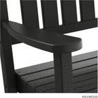 POLYWOOD Presidential Rocking Chair in Black