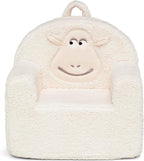 Delta Children - Serta Counting Sheep Kids Sherpa Foam Chair, Cream