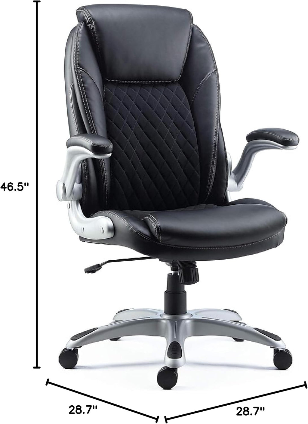STAPLES Sorina Bonded Leather Chair - Adjustable Office Chair with Plush Padding, Provides Lumbar, Arm and Head Support, Perfect Desk Chair for The Modern Office