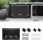 Rear Side Window Storage Panel - Tactical Modular Storage for Tools MOLLE Accessories, Rear Window MOLLE Panel Fits Jeep Wrangler JL 2018-2024