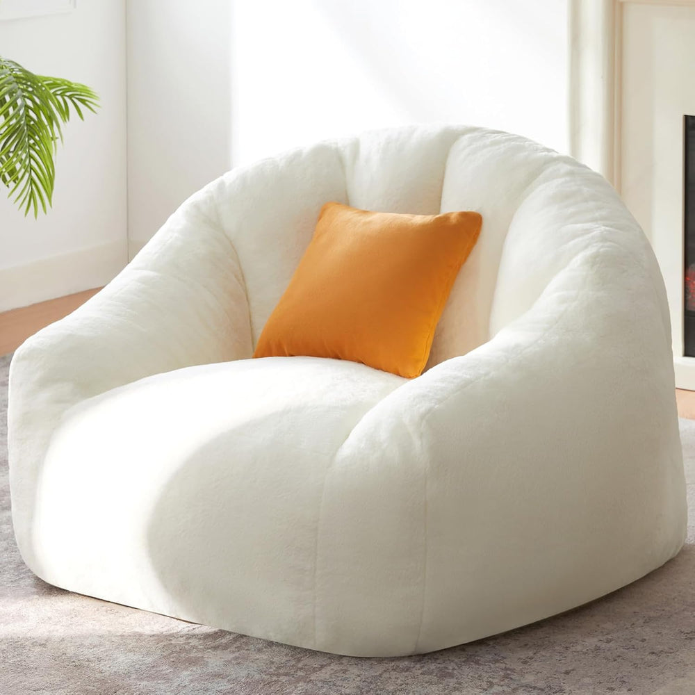 HUGHEAVEN Max Giant Bean Bag Chair, Bean Bag Sofa for Adults & Teens | Ov...