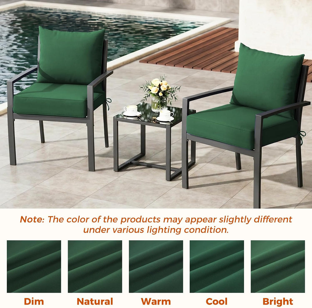 Deep Seat Patio Cushions Set of 1, 24x24x5.75 Inch, Waterproof Outdoor Chair ...