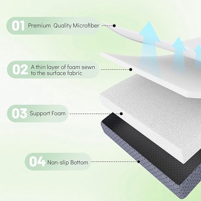 Japanese Floor Mattress Full, Anti-Slip Japanese Futon Foldable Tatami Mat fo...