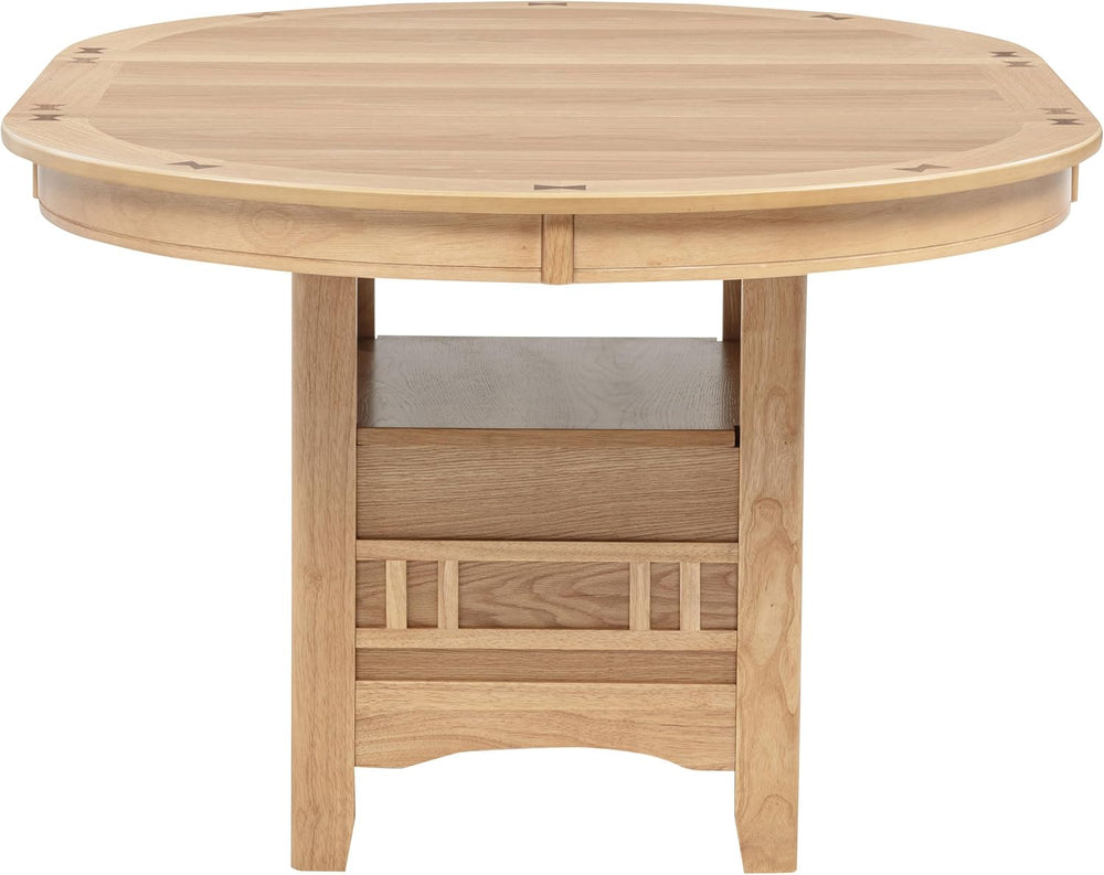 Coaster Home Furnishings - LAVON - Wood - Oval Extendable Dining Table with 1...
