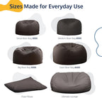ULTIMATE SACK | 5 Ft Bean Bag Chair Replacement Cover Only | Cloud Suede | Removable Washable Cover only