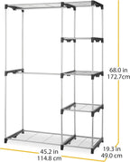 Whitmor Modern Industrial Wardrobe