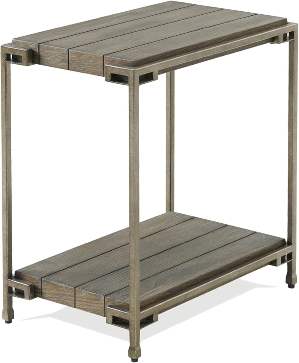 Polay Coffee Table Set with 2 Chairside Tables Metal Frame Wood | Modern coff...