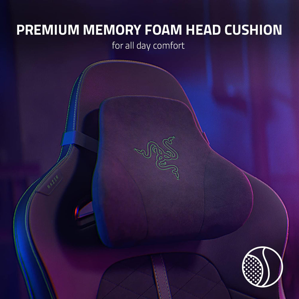Razer Enki Gaming Chair, Built-in Lumbar Arch, All-Day Comfort, Black | Optim...
