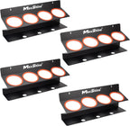 Maxshine Universal 4 Pack Spray Bottle Holder (16oz/34oz) - Holds 7 IK Trigger Sprayers with 3 Small Holes, Sturdy & Lightweight Wall-Mounted Organizer for Detailing Accessories, Easy to Install