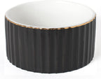 Paper Clip Holder for Desk Ceramic Paperclip Holders, Office Desktop Paperclips Binders Dispenser Organizer, Black