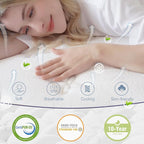 Queen Mattress, 14 Inch Queen Size Hybrid Mattress in a Box, Gel Memory Foam and Pocket Coils Innerpring Mattresses with Ergonomic Design, Cooler Sleep with Pressure Relief and Support, 60"*80"*14"