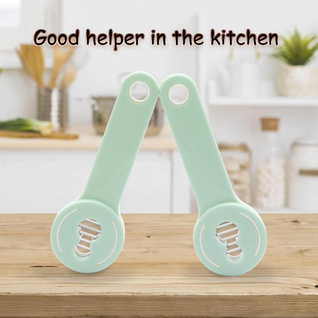 2Pcs Multifunction Bean Slicer, Stainless Steel Snow Bean Green Bean French Bean Cutter Long Bean Shredder Stringer Kitchen Tool