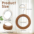 Wood Hat Organizer for Baseball Caps,Magnetic Hat Rack,Belt Hanger for Closet, Multipurpose Closet Hangers for Belts Ties Tank Tops