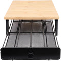 WALFRONT Coffee Pod Drawer, Wooden Coffee Capsule Storage Holder with 40 Capacity, Rustic Organizer for Home Kitchen Office Counter