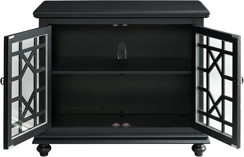 Martin Svensson Home Elegant Small Spaces Accent Cabinet, Antique Black
