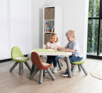 Smoby Life Kid Table for Indoor and Outdoor Use Anti-UV Treated Recycled Material from 18 Months Made in France