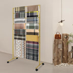 Scarf Organizer, Scarf Display Stand, 7 Tier Metal Scarf Holder Organizer, Floor-standing Scarf Rack for Commercial or Home, Hijab Stand RackTies Belt Pants Hanging Rack