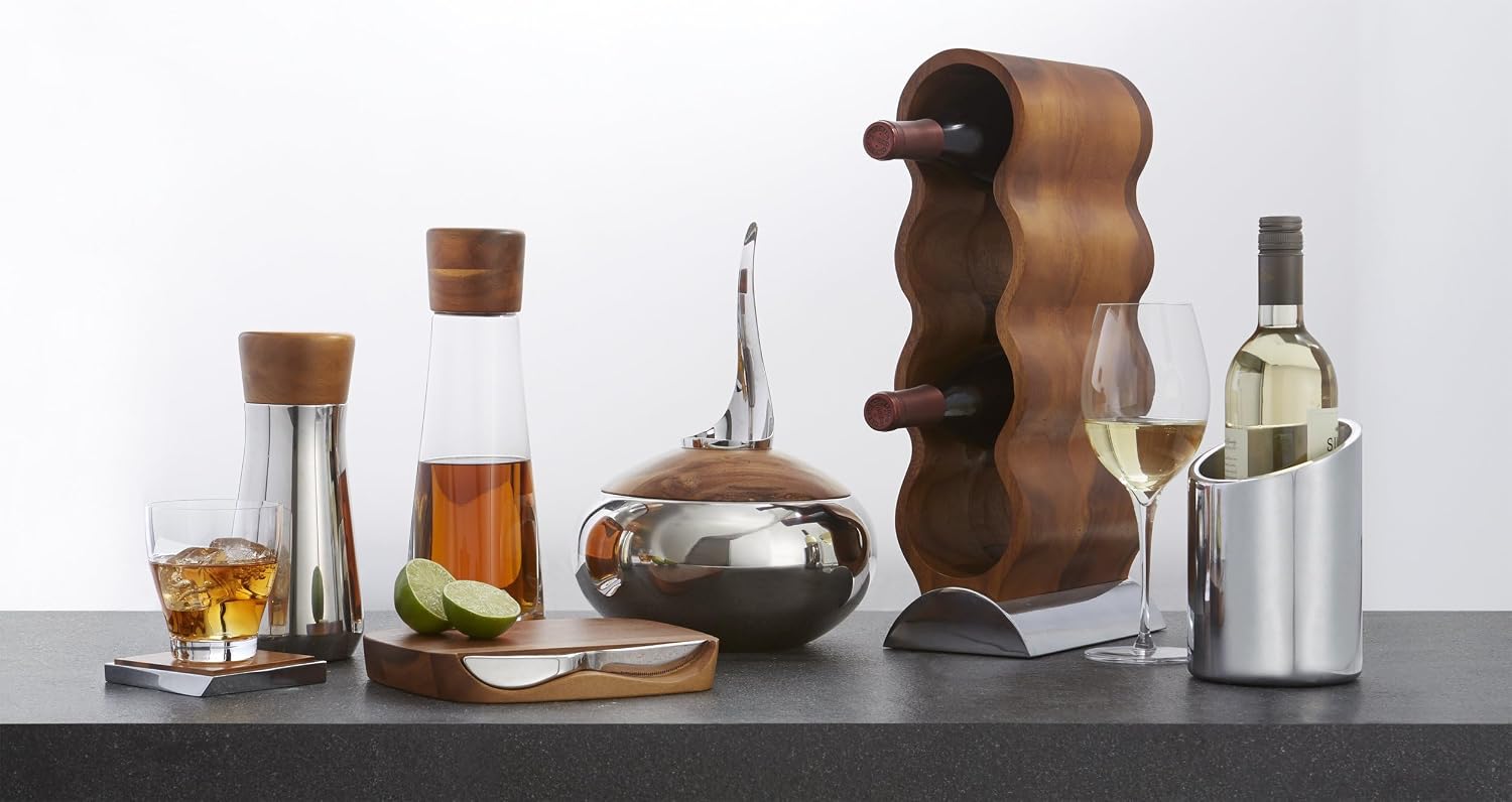 nambe Curvo Wine Rack
