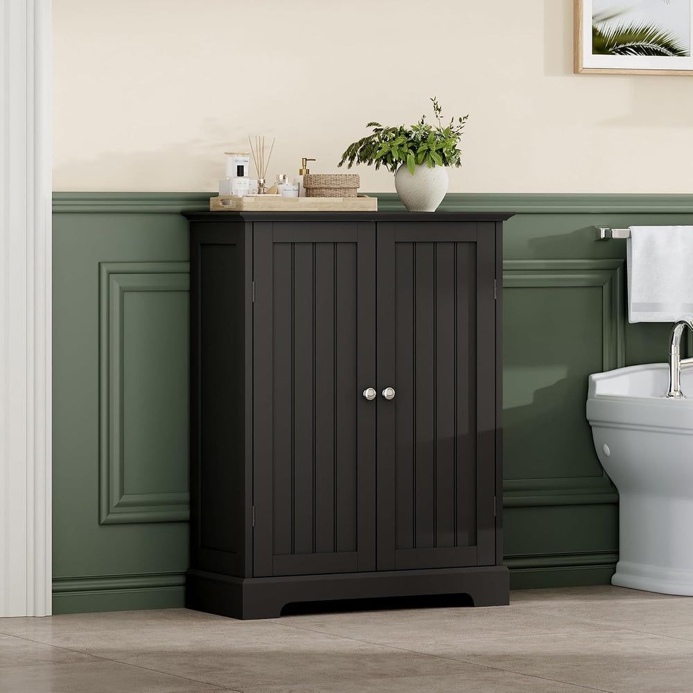 ChooChoo Bathroom Floor Cabinet with 2 Doors and Adjustable Shelves